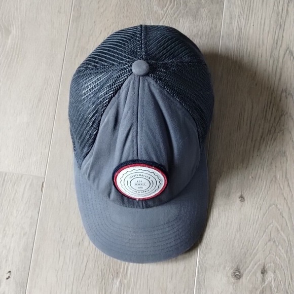 Travis Mathew California Hat Trucker Cap Snapback Blue White Patch Adjustable - Picture 3 of 12